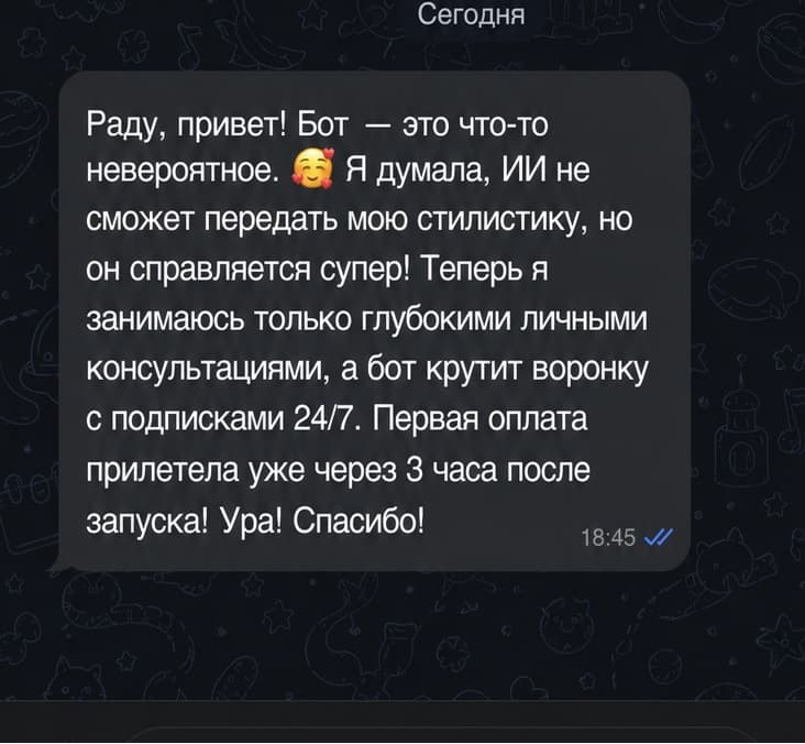 Отзыв эксперта-таролога про бот по подписке